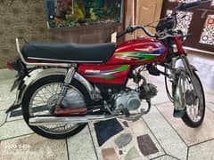 Metro Motorcycle Red Color as like new condition