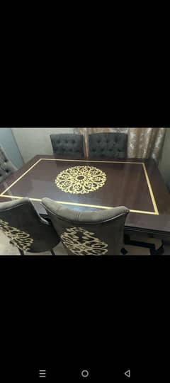 dining table with chairs