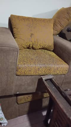 Sofa set 5 seater / Dining table with 6 chairs