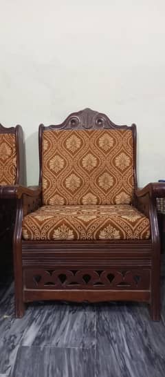 wooden sofa set