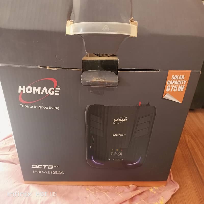 homage inverter ups new in condition but unbox 1