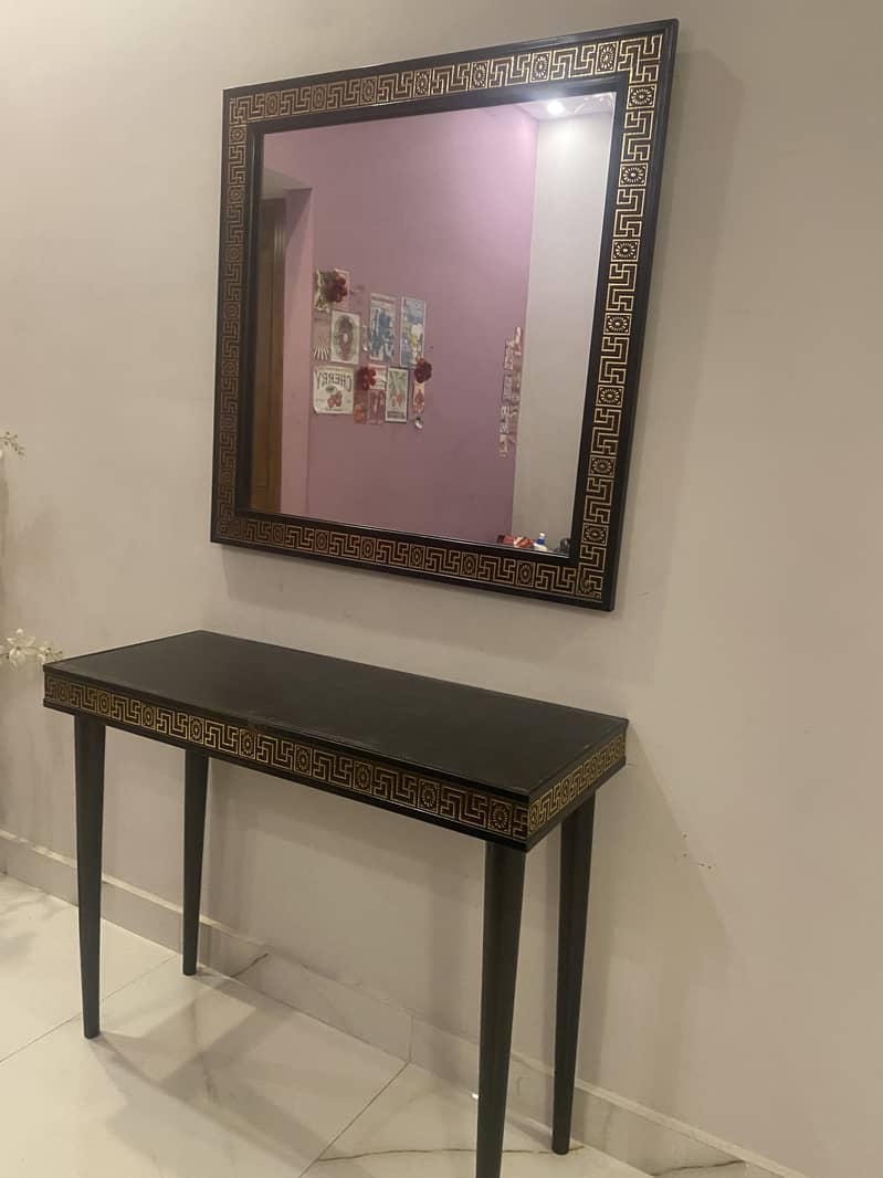 Console table with mirror 0