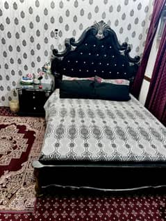 bed and dressing table is for sale on reasonable price
