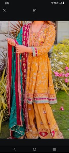 mehndi dress