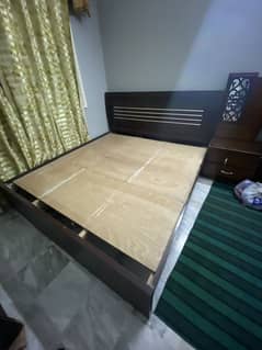 Wooden bed
