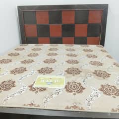 Double bed with mattress used condition is clean