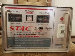 Stac Voltage Stabilizer 5000 Watts, 100% Copper Wire