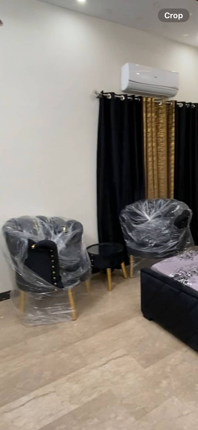 L shape sofa with chairs with center table 1
