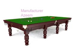 Manufacturer Rasson Snooker Table| Billiards Tables|Snooker Full Setup