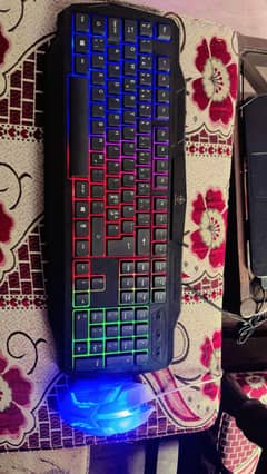 Gaming keyboard and mouse with RGB