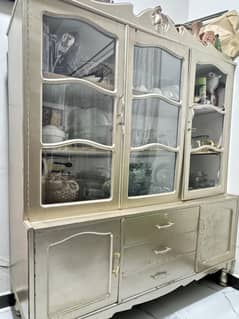 Rosewood showcase deco painted