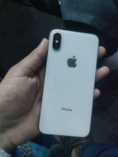 iphone x pta approved 64 gb only call and whatsapp 03706816660