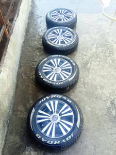 12 inch tyres with alloy rims