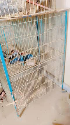parrot cage 4 portion