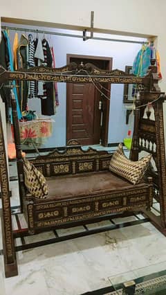 chinyoti wooden swing for sale at sector E17 ISLAMABAD