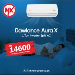 dawalnce ac available on easy installment