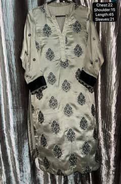 shamoz silk suit stitched 3 piece