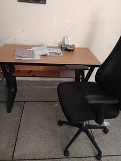 office table and chair