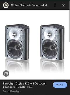 Paradigm Stylus 270 Bookshelf Srounders Speakers (Klipsch JBL Yamaha)