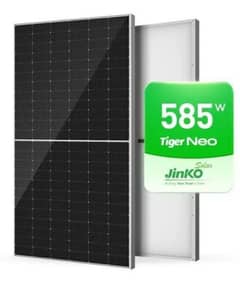 JINKO 585W N Type Bifacial Solar Panel