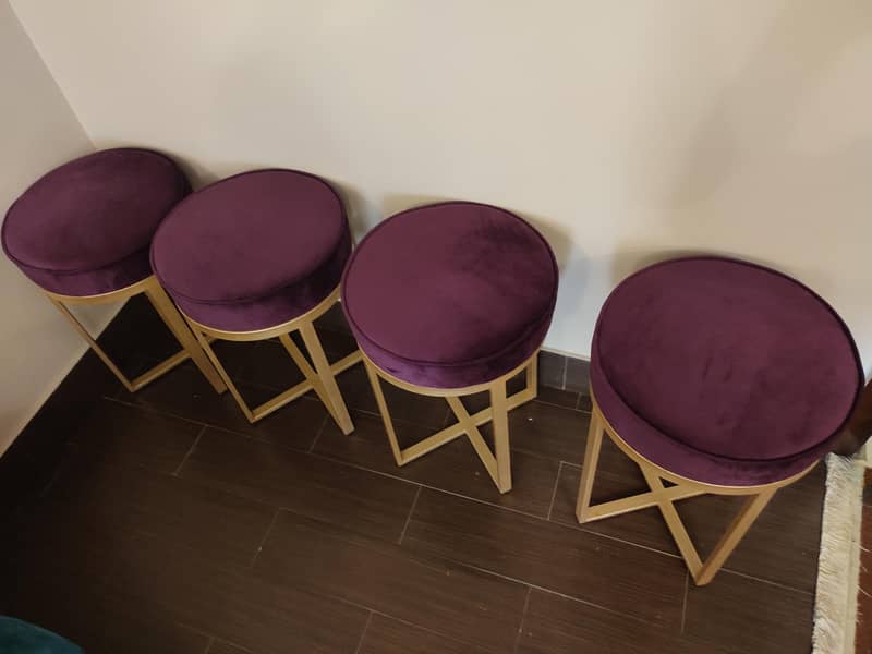 Study Table with Stools 1
