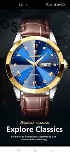 Poedagar Luxury High Quality Wristwatch,,