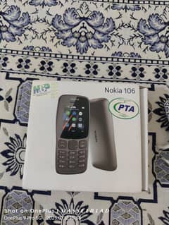Nokia 106 complete box original cargar one hand use PTA Approved