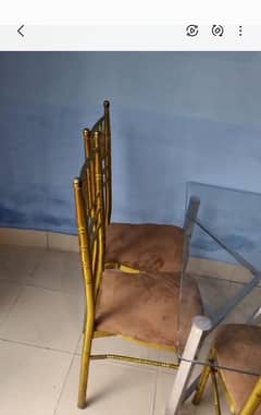 chair and table