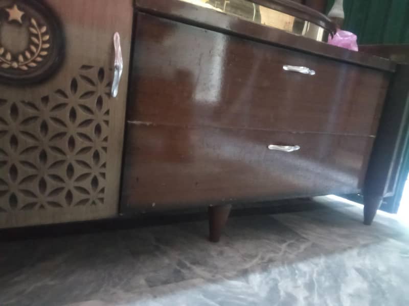 bed , mattres ,side tables with dressing table 5