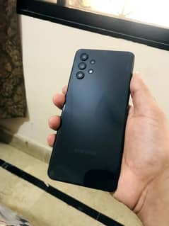 samsung a32 mobile with complete box phone dual sim approved