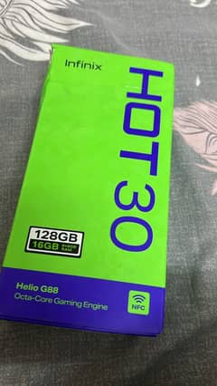 Infinix hot 30 8+8/128 with box