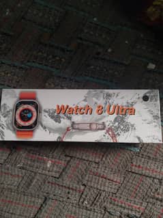 Smart watch  ultra 8 49mm color black 10by 10 condition