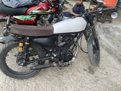 Honda 125 2010 model full modify cafe racer