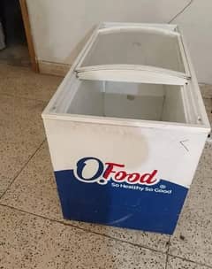 Waves glass sliding door freezer available in very good condition
