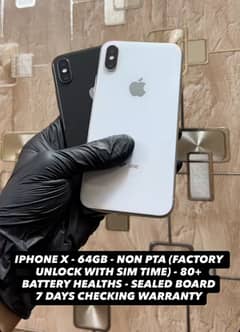 iPhone X fu with sim time