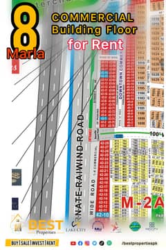 8 Marla Commercial Building 2nd Floor For Rent in Near Villa Resturent Lake City Lahore