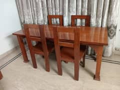 Wooden Dining Room Set