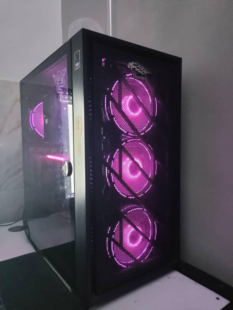 Thunder armor case with 4X ARGB fans 1