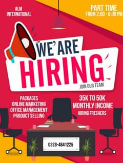 urgently staff required for office management and online marketing