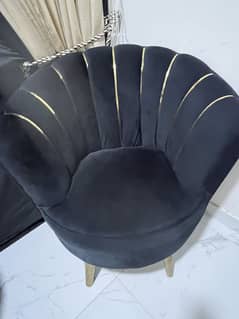 2 pieces soft sofa and small table