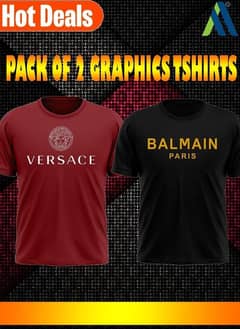 Pack of 2 Jersey Half sleeves Shirt