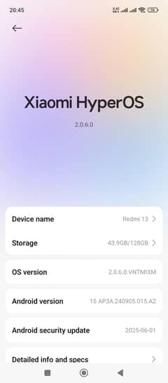 Redmi 13 Mobile for urgent sale