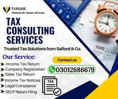 Tax lawyer in Lahore,Tax Consultant, Company Registration, SECP, Filer