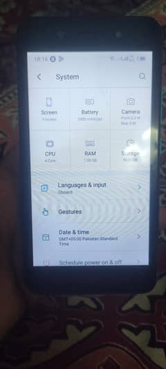 itel a25 1gb ram 16 gb memory box Sath h all ok h koi issue ni