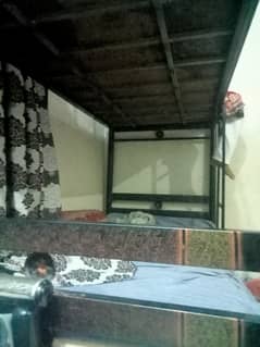 bunk bed iron double bed