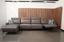 5 seater / l shape / one seat recline / 5 seater / sofa set /w/reciner