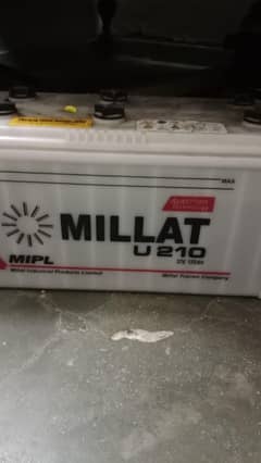 MILLAT -210 battery  and UPS 1000 watt