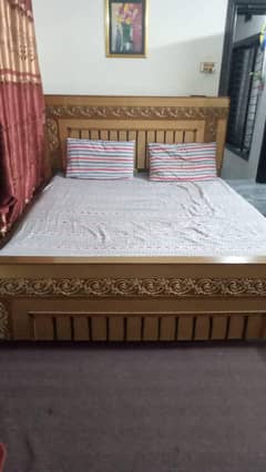 Wooden bed