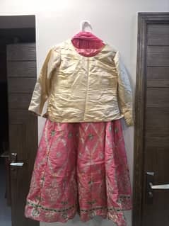 Indian silk short kurti, fancy shararah