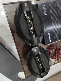 XPlod Speaker Rockmars Amp and Woofer